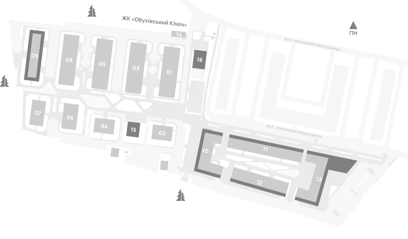 Зображення торгівельної інфраструктури на плані